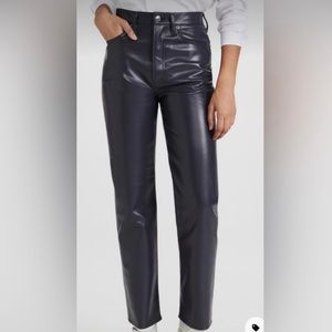 AGOLDE Recycled Leather 90’s pinch waist